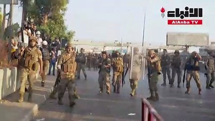 تظاهرة قرب القصر الرئاسي في لبنان بعد 40 يوما على انفجار مرفأ بيروت