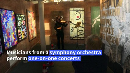 In Switzerland, one-on-one concerts make up for closure of music venues