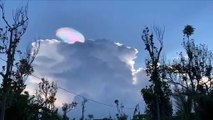 Stunning Pileus Iridescent Cloud Shines in the Sky - ViralHog