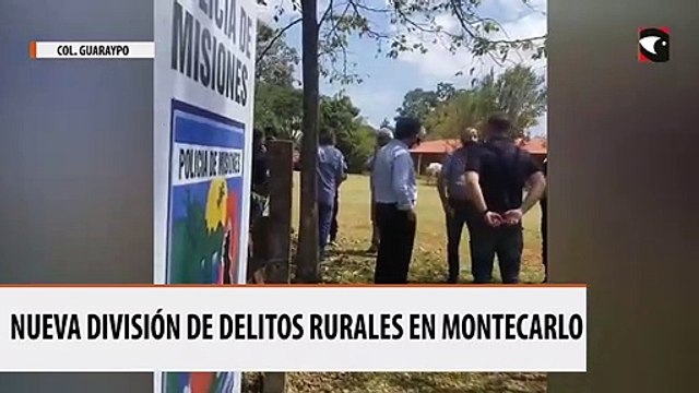 Nueva división de Delitos Rurales en Montecarlo