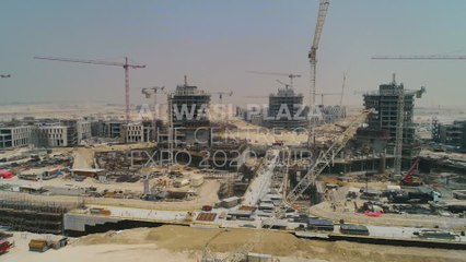 Spectacular new drone footage from Dubai Expo 2020 site