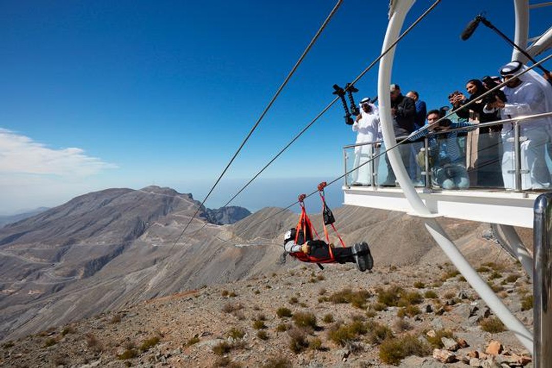 Ras Al Khaimah's New Zipline declared World Record Breaker