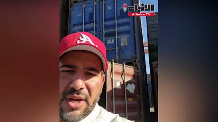 زيارة تفقدية للشيخ عبدالله الأحمد والتأكد من وجود مادة أوكسيد المنيوم في بعض الحاويات