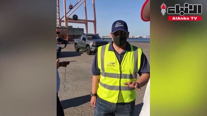 الأحمد والعبدالله تفقدا ميناء الشعيبة: حاويات تحتوي على مادة أوكسيد ألمنيوم