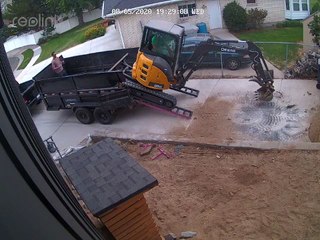 Loading Excavator Doesnt Go Great - ViralHog