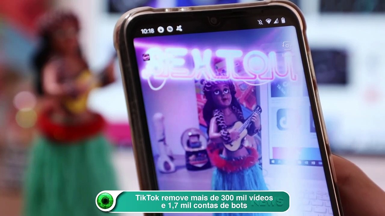 TikTok remove mais de 300 mil vídeos e 1,7 mil contas de bots