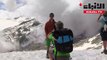 علماء يحققون في أسباب ظهور جليد زهري على جبال الألب الإيطالية