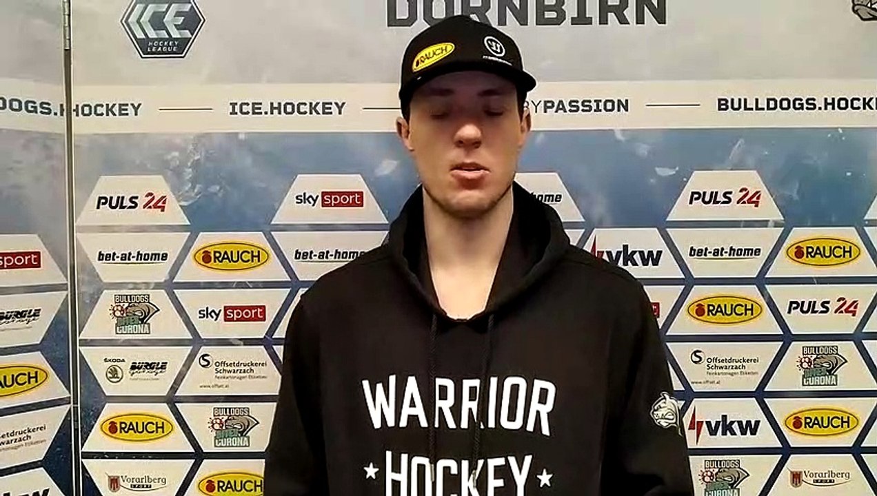 Stefan Haeussle nach dem Sieg gegen Bratislava