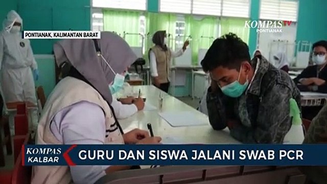 Belajar Tatap Muka Dimulai, Guru & Siswa di Sejumlah Sekolah di Pontianak Dites Swab