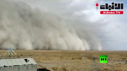 عاصفة رملية تبتلع مدينة صينية