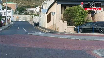 تجول البطاريق في شوارع كيب تاون بجنوب افريقيا بسبب الحظر