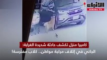 كاميرا منزل تكشف حادثة شديدة الغرابة الجاني في إتلاف مركبة مواطن