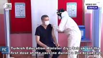 Turkey starts vaccinating teachers against COVID-19