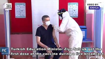 Turkey starts vaccinating teachers against COVID-19