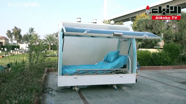 مهندس عراقي يبتكر سرير الحياة للحد من انتشار فيروس كورونا
