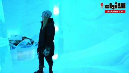 السياح يتهافتون على فندق جليدي في السويد