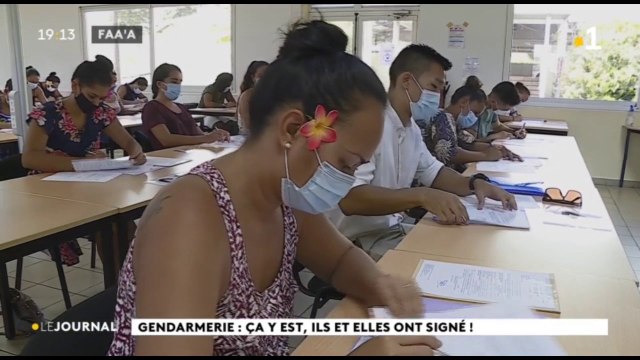 40 élèves sous-officiers de la gendarmerie nationale signent leur acte d’engagement
