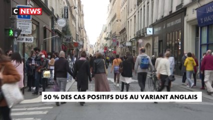 50% des cas positifs dus au variant anglais