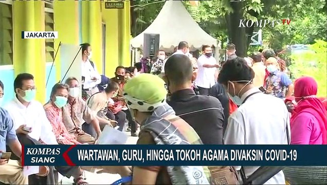 Kemenkes Targetkan Vaksinasi Wartawan, Guru, Hingga Tokoh Agama Selesai Bulan Mei