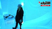 السياح يتهافتون على فندق جليدي في السويد