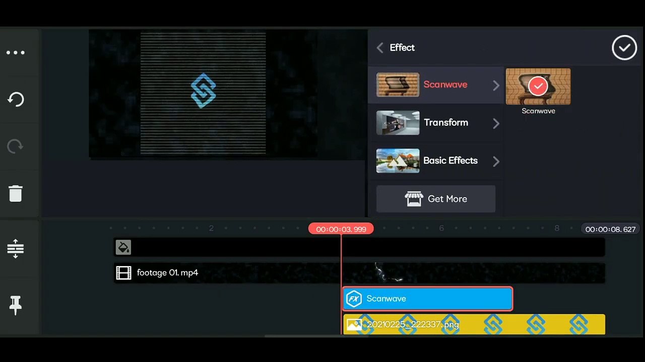 How To Make Electrical Glitch Logo Reveal Intro In Kiinemaster  Glitch Logo Intro Kinemaster Edit