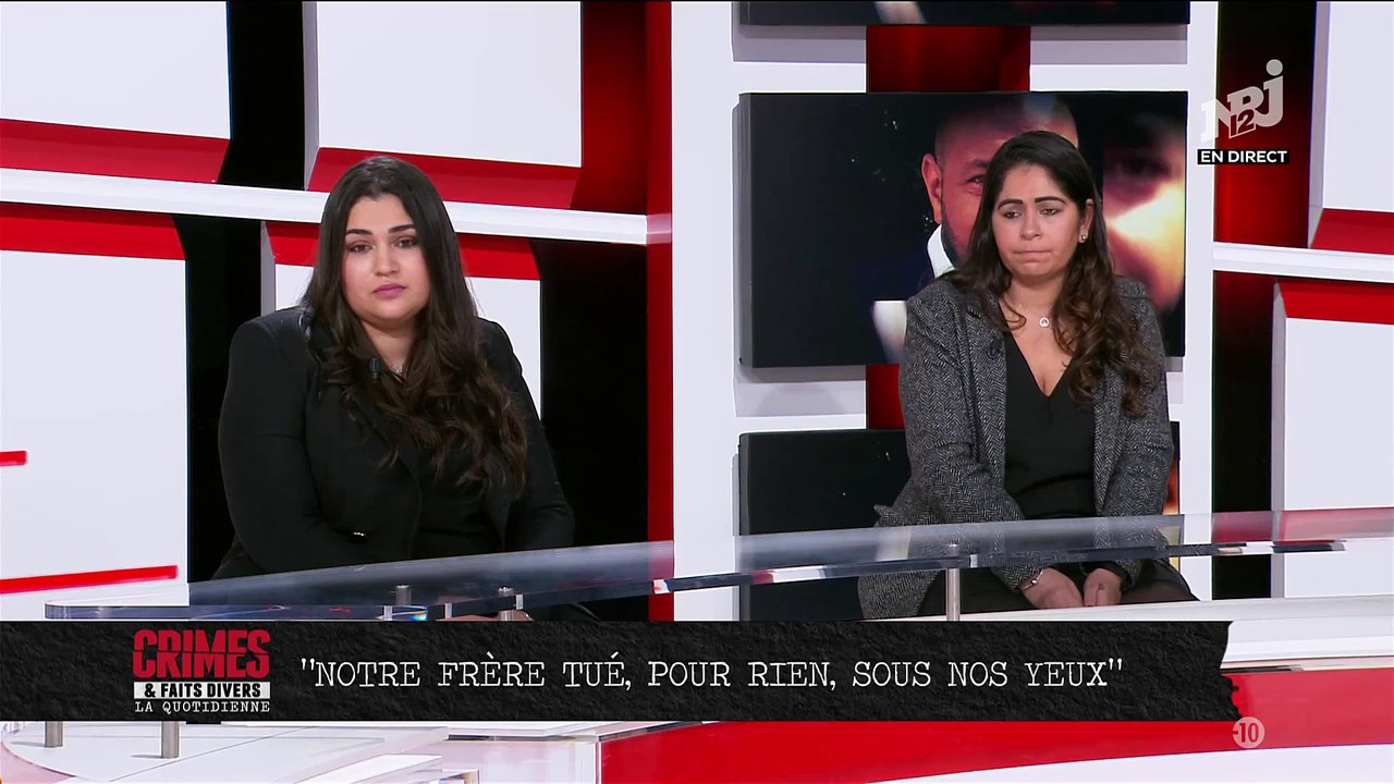 Le témoignage bouleversant de ces deux soeurs, en direct dans "Crimes et Faits Divers" qui ont vu leur frère mourir, poignardé sous leurs yeux