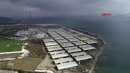 1915 Çanakkale Köprüsünün 23üncü tabliye bloğu geldi