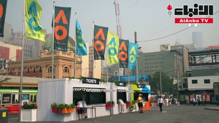 دخان الحرائق يخيم على بطولة أستراليا المفتوحة