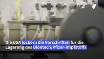 USA: Biontech/Pfizer-Impfstoff darf nun weniger kalt gelagert werden