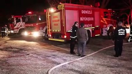 Denizli'de kapalı restoranda yangın 3 ölü