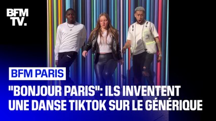 "Bonjour Paris": ils inventent une danse TikTok sur le générique