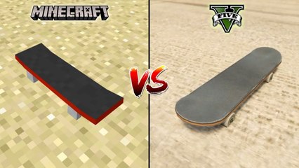 MINECRAFT SKATEBOARD VS GTA 5 SKATEBOARD - WHICH IS BEST_