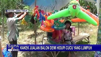 Kisah Kakek dan Nenek yang Jualan Balon Demi Hidupi Sang Cucu