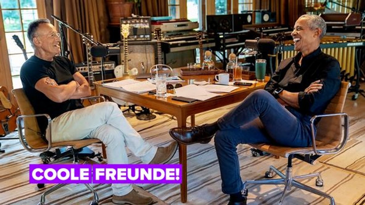 Barack Obama und Bruce Springsteen haben einen neuen Podcast