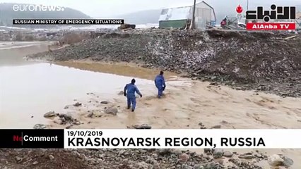 بالفيديو إنهيار سد في منجم للذهب بروسيا يودي بحياة 19 عاملا