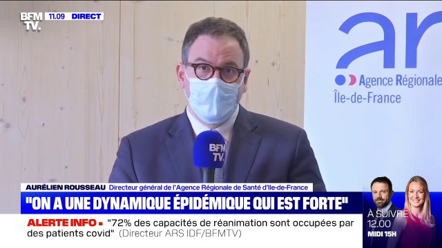Aurélien Rousseau, directeur de l'ARS IDF: Plus de 50 % de tests positifs sont des variants, dont 90% sont issus du variant britannique