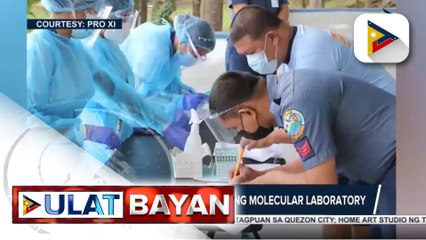 ULAT PROBINSYA: 10 sa 282 pulis ng PRO-11 na isinailalim sa RT-PCR test, positibo sa COVID-19