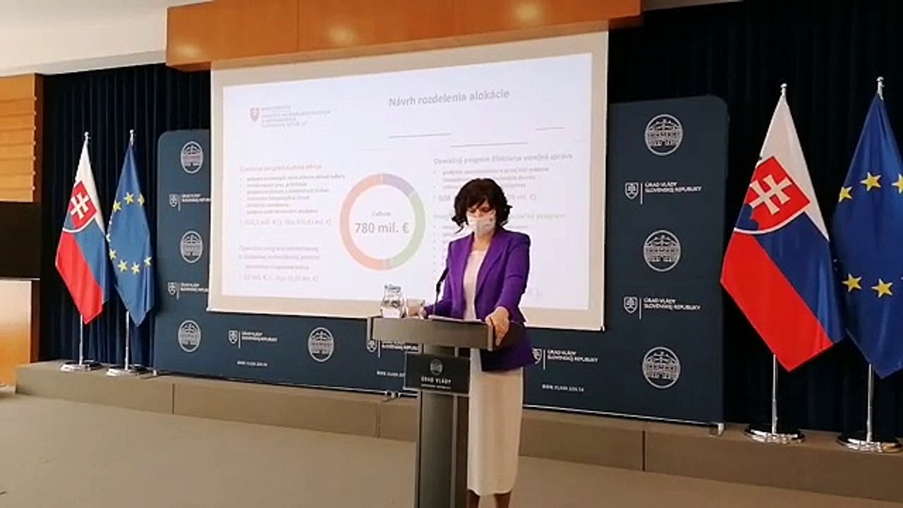 ZÁZNAM: Brífing podpredsedníčky Vlády SR V. Remišovej