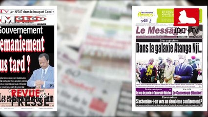 REVUE DE PRESSE CAMEROUNAISE DU 26 FÉVRIER 2021
