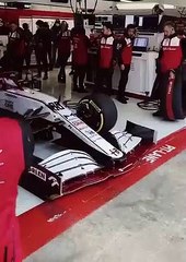 ALFA ROMEO C41 - FORMULA1 - IN PISTA A BARCELLONA CON KUBICA
