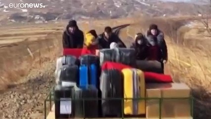 Έφυγαν από τη Βόρεια Κορέα πάνω σε βαγονέτο