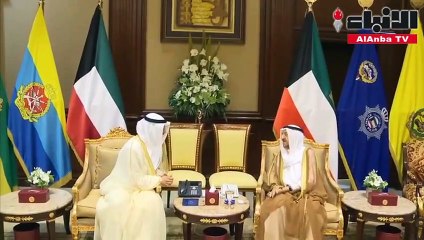 صاحب السمو استقبل ولي العهد ورئيسي السلطتين