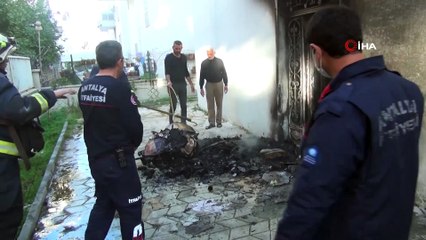 Hurda - kağıt toplayıcıların bıraktığı malzemeler yangına sebep oldu