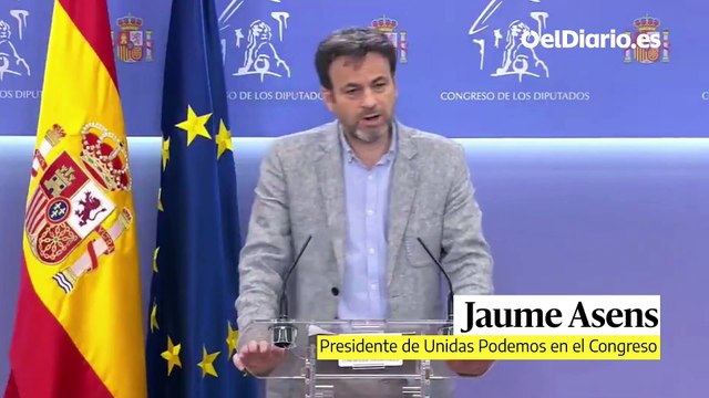 Unidas Podemos dice que la pasividad de Hacienda y la Fiscalía está permitiendo a Juan Carlos I eludir la justicia