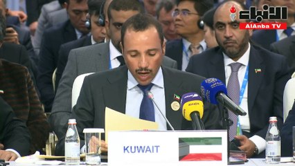 الغانم يدعو إلى التصدي لخطاب الكراهية وحل الملفات المزمنة وعلى رأسها القضية الفلسطينية