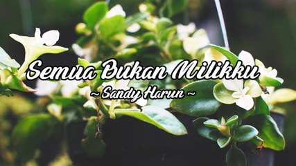 Sandy Harun - Semua Bukan Milikku (Official Lyric Video)