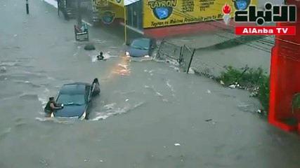 بالفيديو شبكة الصرف الصحي تبتلع فتاة رياضية بشكل مروع