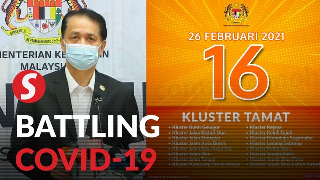 Health DG: 16 Covid-19 clusters end, 10 new clusters emerged