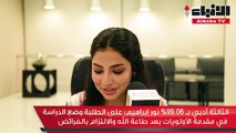 الثالثة أدبي بـ 99.06% نور إبراهيم على الطلبة وضع الدراسة في مقدمة الأولويات بعد طاعة الله والالتزام بالفرائض