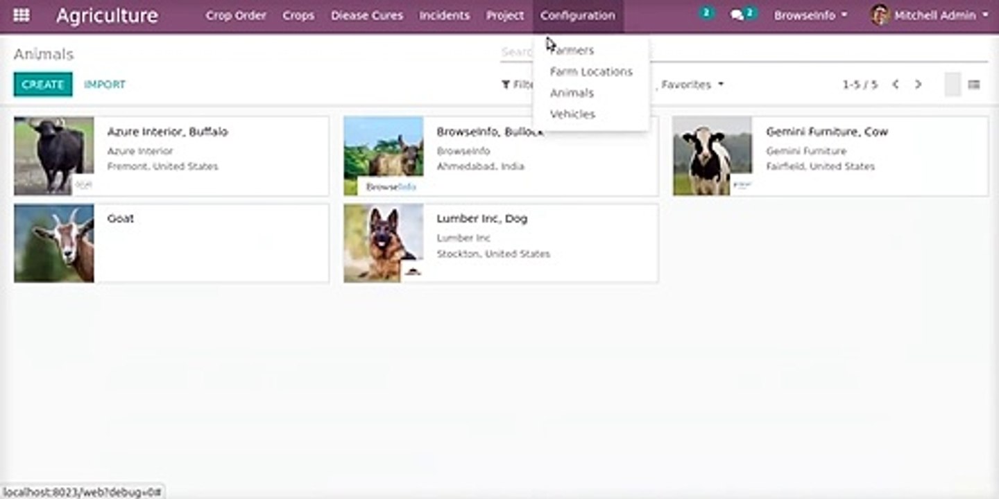 Agriculture Management  System | Farmer |  Crops  | Odoo Apps Features